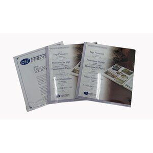 Creative Memories 12x12 Page Protectors 15 Sheets Set of 3 Packs New Sealed